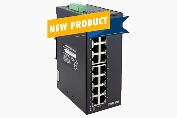 Nieuwe 16-poorts Ethernet Switch