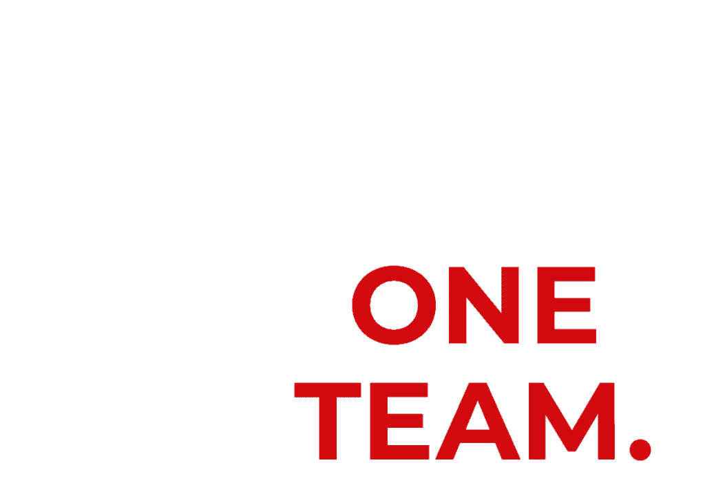 Two Brands One Team logo