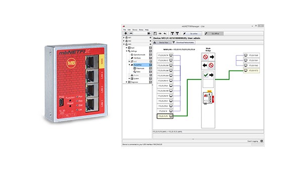 Productbanner network security MB connect line